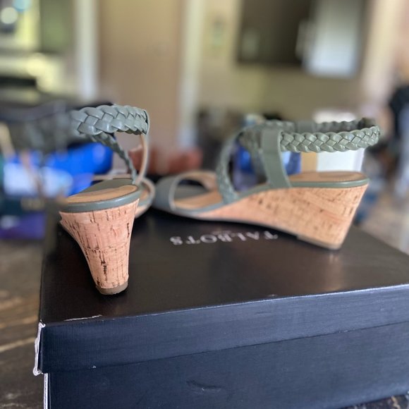 Talbots SUMMER SAGE ROYCE BRAID WEDGE SHOE - Picture 1 of 4